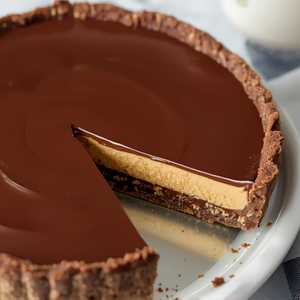 Peanut Butter Cup Tart, V GF