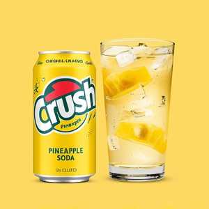Crush Pineapple Soda - 12oz Can