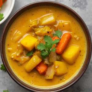 Yellow Curry With Shrimp