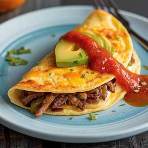 Egg White Omelette Ranchero
