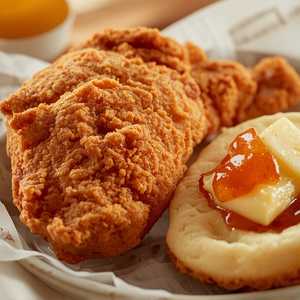 Breast, wing & biscuit