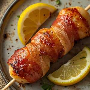 Bacon Wrapped Sea Scallops