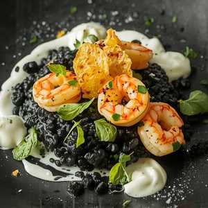 Squid Ink Risotto