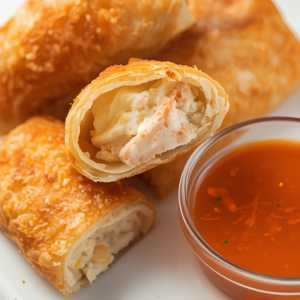 Crab Rangoon Egg Roll