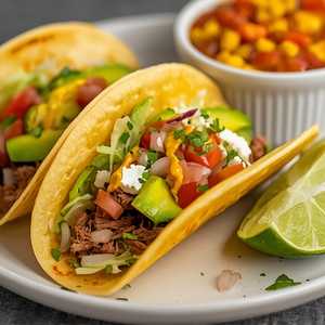 PULLED PORK CARNITAS TACOS