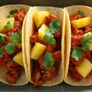 Three Tacos Al Pastor