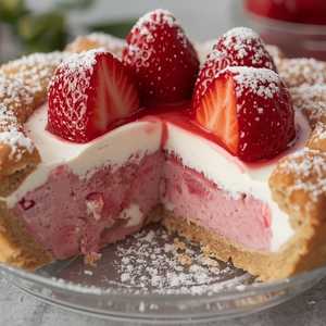 Strawberry & Crème Pie