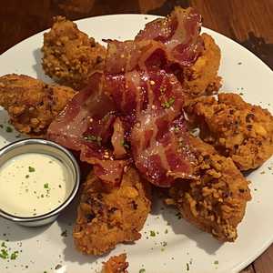 Blue Point Oysters with Bacon