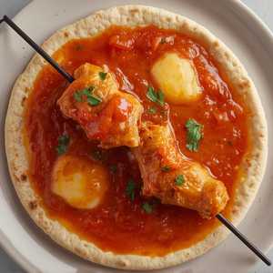 Chicken Iskender Kebab