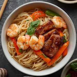 Singapore Style Fried Vermicelli