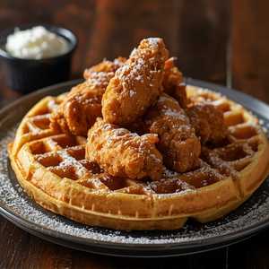 CHICKEN & WAFFLES
