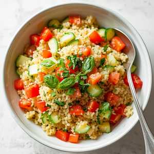 Couscous, Tomato & Cucumber Salad