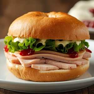 Fresh Carved Roast Turkey Sandwich