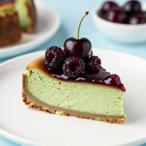 TORTA AL FORMAGGIO E PISTACCHIO
