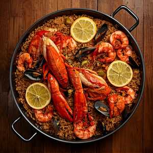 Paella De Mariscos Con Bogavante (2P)