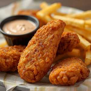 3 Dedos de Pollo y Papas
