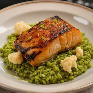Pan Seared King Salmon