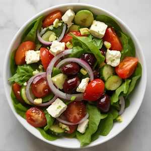 GREEK SPINACH SALAD