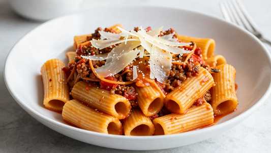 Rigatoni Bolognese