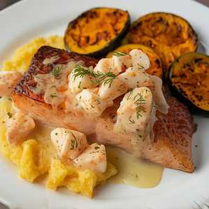 Seared Atlantic Salmon