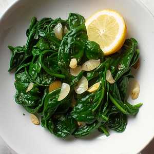 Sautéed Garlic Spinach