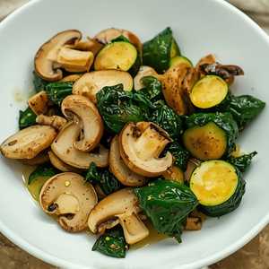 Sautéed Mushrooms, Spinach or Zucchini