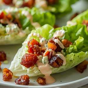 Gem lettuce salad