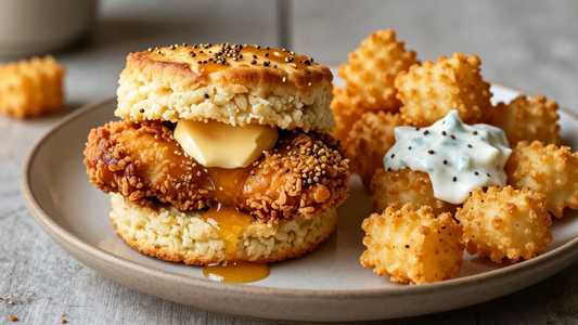 Chicken Fried Chicken Biscuit