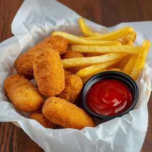 Chicken Nuggets with fries