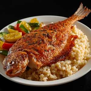 Fish (Tilapia) special with rice