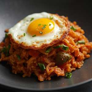 Spicy Basil Fried Rice With Vegetable & Tofu