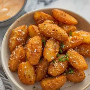 Crispy Fried Fingerling Potatoes