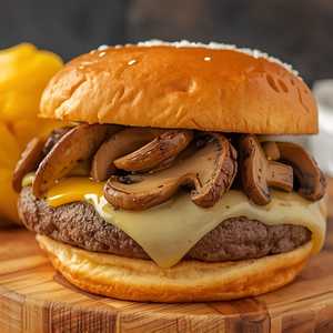 Mushroom Swiss Burger