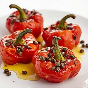 Roasted Peppers w/ Anchovies