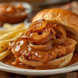 Southern Breaded Pork Chop Sandwich
