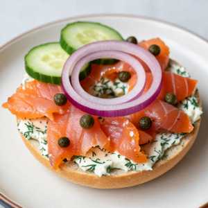 Smoked Salmon NY Bagel