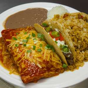 #2 Cheese Enchilada & Taco