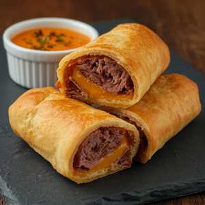 Steak & Cheese Egg Rolls