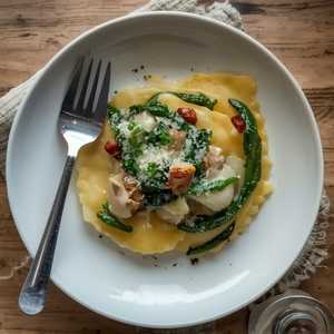 ‘Plin’ a Piedmontese Style Ravioli