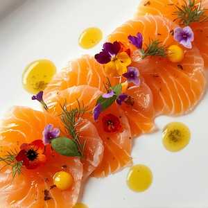 Salmon Carpaccio (Gluten Free)
