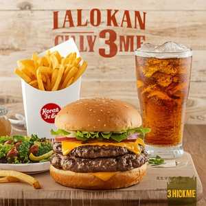 3 For Me - The Big QP Burger