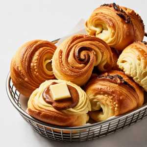 Basket Of Housemade Brioche Rolls