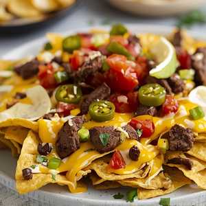 Fajita Steak Nachos