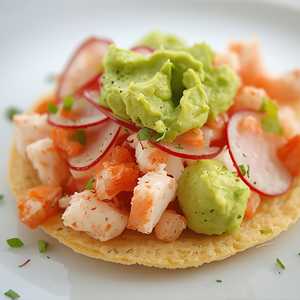 CRAB MEAT TOSTADA