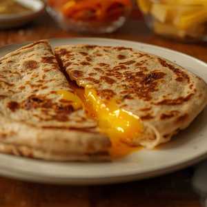 Grilled Cheese Paratha