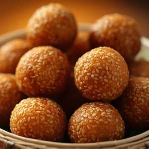 Deep Fried Sesame Ball 香麻煎堆仔