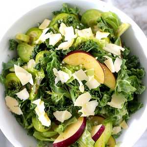 Brussels Sprouts & Organic Kale Salad
