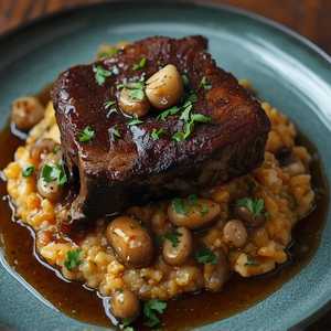 Amarone Braised Beef Shortrib