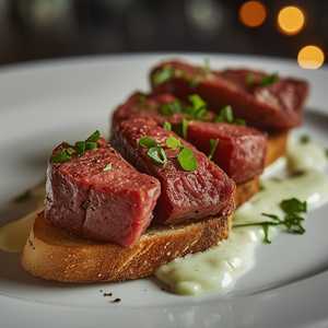 Filet Mignon Crostini