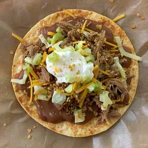 Beef or Chicken Tostada
